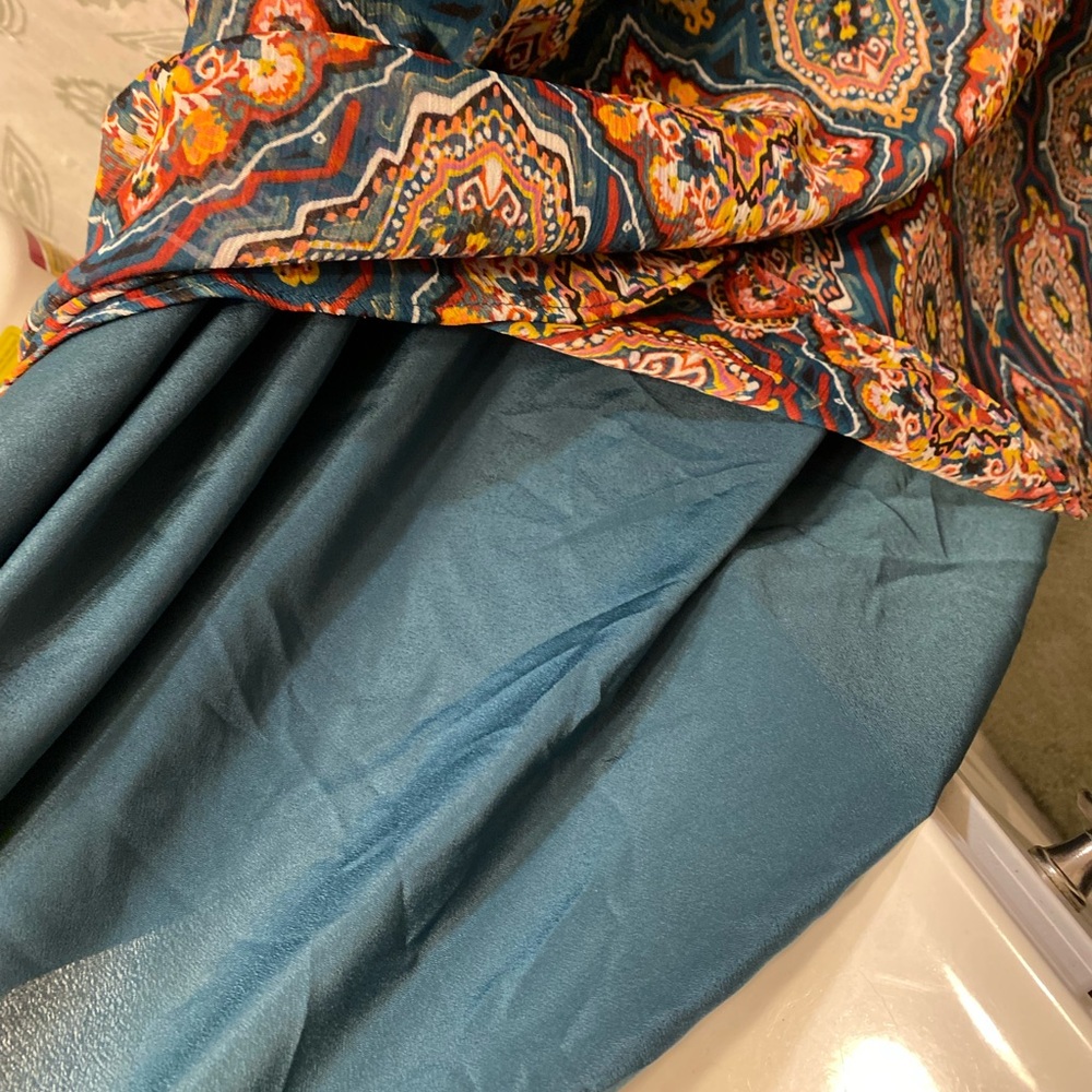 Loft Bohemian Print Maxi Dress XL - Picture 16 of 16